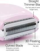 RIO Go Smooth ženski brivnik Pink Chrome 1 kos