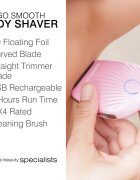 RIO Go Smooth ženski brivnik Pink Chrome 1 kos