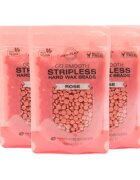 RIO Hard Wax Beads Rose voščene pečke za depilacijo 5x100 g