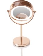 RIO Rose gold mirror kozmetično ogledalce z osvetlitvijo 1 kos