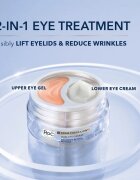 RoC Derm Correxion Dual Eye krema proti gubam za predel okoli oči 2 v 1 2x10 ml