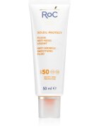 RoC Soleil Protect Anti Wrinkle Smoothing Fluid lahki zaščitni fluid proti staranju kože SPF 50 50 ml