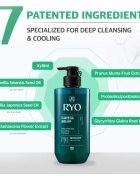 RYO Deep Cleansing & Cooling Shampoo globinsko čistilni šampon s hladilnim učinkom 480 ml