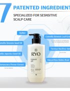 RYO Sensitive Scalp Care Shampoo pomirjujoči šampon za občutljivo lasišče 480 ml