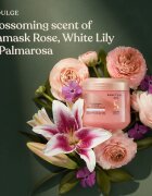 Sanctuary Spa Lily & Rose Collection negovalni piling za telo z vonjem cvetja 300 g