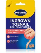 Scholl Dr. 's Ingrown Toenail Pain Relief Strips zaščitni obliži za rast nohtov 10 kos
