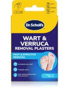 Scholl Dr. 's Wart & Verruca Plaster komplet obližev za lajšanje pritiska na bradavice in mozolje 3x7 kos