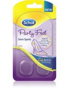 Scholl GelActiv Party Feet blazinice za občutljive predele stopala 6 kos