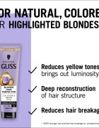 Schwarzkopf Gliss Blonde Hair Perfector regeneracijska maska za lase za posvetljene lase ali lase s prameni 150 ml