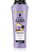 Schwarzkopf Gliss Blonde Hair Perfector šampon za lase za nevtralizacijo rumenih odtenkov 250 ml