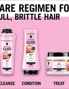 Schwarzkopf Gliss Liquid Silk regeneracijski balzam za krepitev in sijaj las 200 ml