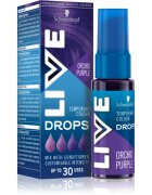 Schwarzkopf LIVE Drops izpiralna barvna senca odtenek Orchid Purple 30 ml