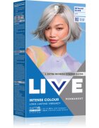 Schwarzkopf LIVE Intense Colour permanentna barva za lase odtenek U71 Metallic Silver 1 kos