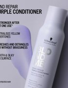 Schwarzkopf Professional Blondme Bond Repair Purple Conditioner vijoličen balzam za blond lase 250 ml