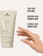 Schwarzkopf Professional Blondme Bond Repair Sealing Balm negovalni bazam za lase proti krepastim lasem 75 ml