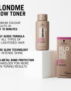 Schwarzkopf Professional Blondme Glow Toner tonirana barva za lase odtenek Pearl Glaze 10-01 60 ml