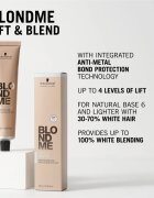 Schwarzkopf Professional Blondme Lift & Blend posvetlitvena krema za blond lase odtenek Ice 60 ml