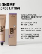 Schwarzkopf Professional Blondme Lifting posvetlitvena krema za blond lase odtenek Sand 60 ml
