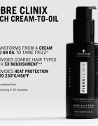 Schwarzkopf Professional Fibre Clinix Rich Cream-to-Oil hranilno olje za neobvladljive lase 100 ml