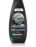 Schwarzkopf Schauma MEN šampon z aktivnim ogljem za obraz telo in lase 400 ml