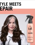 Schwarzkopf Taft x Gliss večnamensko pršilo za toplotno oblikovanje las Lovely Long 150 ml
