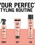 Schwarzkopf Taft x Gliss večnamensko pršilo za toplotno oblikovanje las Lovely Long 150 ml