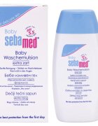Sebamed Baby Wash zelo nežna emulzija za umivanje za telo in lase 200 ml
