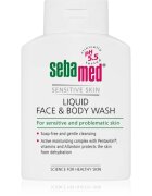 Sebamed Face & Body Wash Sensitive Skin nežna emulzija za umivanje tela in obraza za občutljivo kožo 200 ml