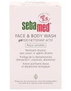 Sebamed Face & Body Wash Sensitive Skin nežna emulzija za umivanje tela in obraza za občutljivo kožo 200 ml