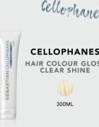Sebastian Professional Cellophanes maska ki vrača sijaj barvanim lasem odtenek Clear 300 ml