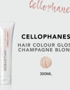 Sebastian Professional Cellophanes maska ki vrača sijaj barvanim lasem odtenek Rose Blond 300 ml