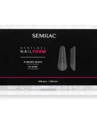 Semilac Accessories Acrylgel Nail Form predloge za nohte vrsta Almond 120 kos