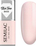 Semilac UV Gel Base Skin Tone Base podlak za gel nohte odtenek Glitter Rose 7 ml
