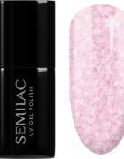 Semilac UV Hybrid Crushed_ICE gel lak za nohte z uporabo UV/LED lučke odtenek 491 Strawberry Ice 7 ml