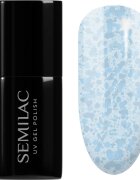 Semilac UV Hybrid Crushed_ICE gel lak za nohte z uporabo UV/LED lučke odtenek 493 Bubble Gum 7 ml