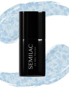 Semilac UV Hybrid Crushed_ICE gel lak za nohte z uporabo UV/LED lučke odtenek 493 Bubble Gum 7 ml
