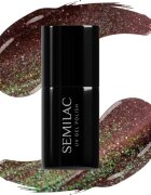 Semilac UV Hybrid Galaxy Flash gel lak za nohte z uporabo UV/LED lučke odtenek 824 Digital Red 7 ml