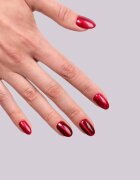 Semilac UV Hybrid Silk Effect gel lak za nohte z uporabo UV/LED lučke odtenek 467 Red Candle Flash 7 ml