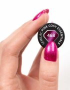 Semilac UV Hybrid Silk Effect gel lak za nohte z uporabo UV/LED lučke odtenek 468 Pink Cosy Essential 7 ml