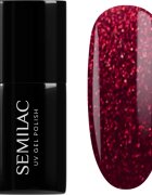 Semilac UV Hybrid Winter Wonderland gel lak za nohte odtenek 955 Holly Berry Red 7 ml