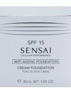 Sensai Cellular Performance Cream Foundation kremasti tekoči puder SPF 15 odtenek CF 12 Soft Beige 30 ml