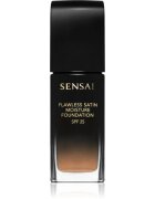 Sensai Flawless Satin Moisture Foundation tekoči puder SPF 25 odtenek 206 Brown Beige 30 ml