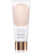 Sensai Silky Bronze Cellular Protective Cream for body krema za sončenje proti staranju kože SPF 50+ 150 ml