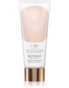 Sensai Silky Bronze zaščitna krema za obraz proti sončnemu sevanju SPF 50+ 50 ml