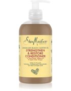 Shea Moisture Jamaican Black Castor Oil Strengthen & Restore krepilni in obnovitveni balzam za obremenjene lase in lasišče 384 ml