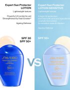 Shiseido Expert Sun Protector Lotion Sensitive SPF50+ zaščitni losjon za občutljivo kožo SPF 50+ 150 ml