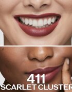 Shiseido Makeup Technosatin gel lipstick satenasta šminka odtenek 411 Scarlet Cluster 4 g