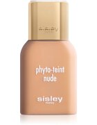 Sisley Phyto-Teint Nude posvetlitveni in vlažilni tekoči puder za naraven videz odtenek 3W1 Warm Almond 30 ml