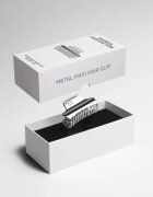 Sister's Aroma Metal Hair Clip Maxi sponka krokodilček za lase barva Silver 1 kos