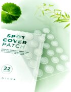 SKIN1004 Madagascar Centella Tea-Trica Spot Cover Patch obliži za problematično kožo proti aknam 22 kos